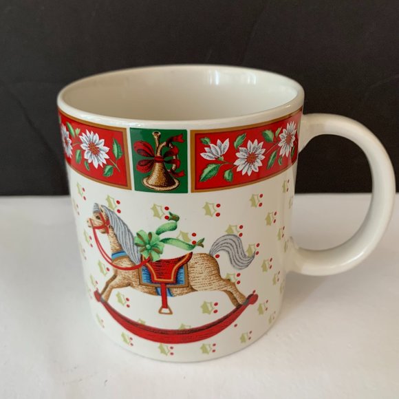 CHARLTON HALL BY KOBE MUG CUP ROCKING HORSE JAPAN - Picture 1 of 7